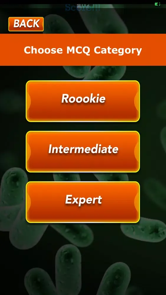 MicroBiology MCQs سکرین شاٹس