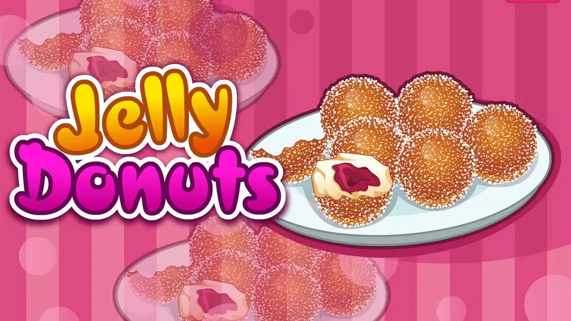 Tangkapan skrin Jelly Donuts Maker - Cooking Games