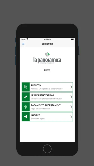 Tangkapan skrin Gruppo La Panoramica