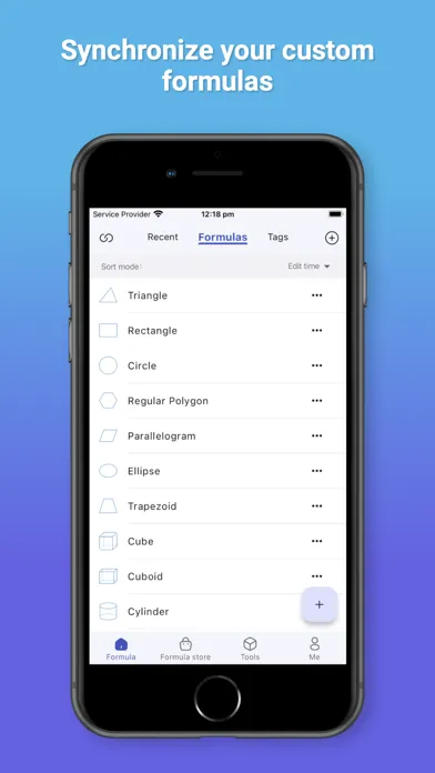 Ảnh chụp màn hình của Formula Calculator #