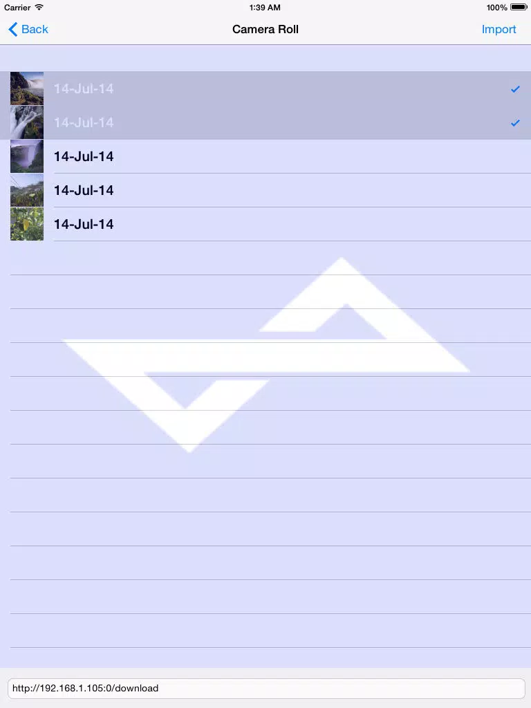 WiShare iPad  Screenshots