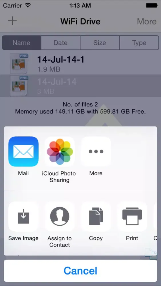 WiShare 스크린샷