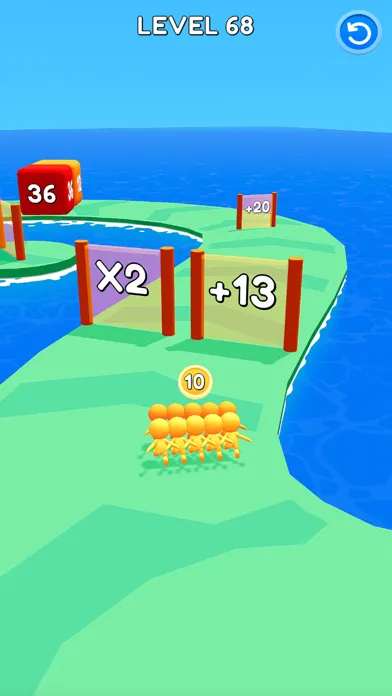 Screenshot di Snake Crowd