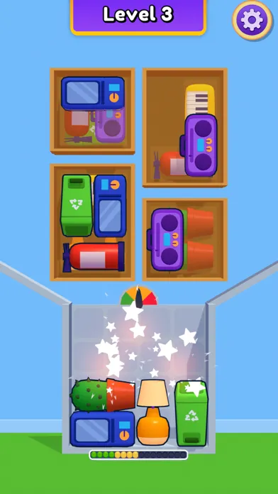 Unpack Match Screenshots