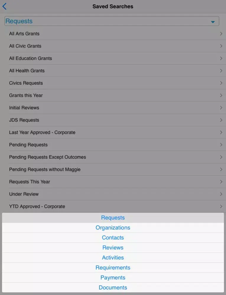 Capturas de tela do GIFTS Online Mobile iPad 