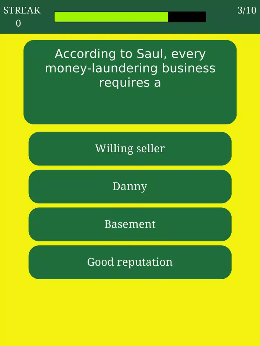 Tangkapan skrin Quiz for Breaking Bad - Trivia about Tv Show Series iPad 