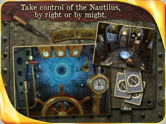 Capturas de pantalla de 20 000 Leagues under the sea - Extended Edition - A Hidden Object Adventure iPad 