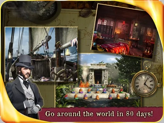 Around the World in 80 Days – Extended Edition - Based on a Jules Verne Novel iPad  Screenshots