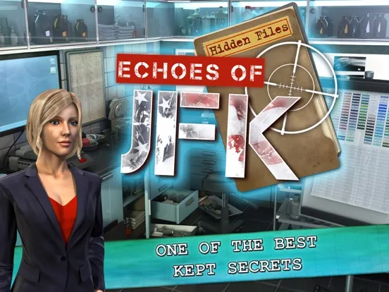 Hidden Files: Echoes of JFK - A Hidden Object Adventure iPad  Screenshots
