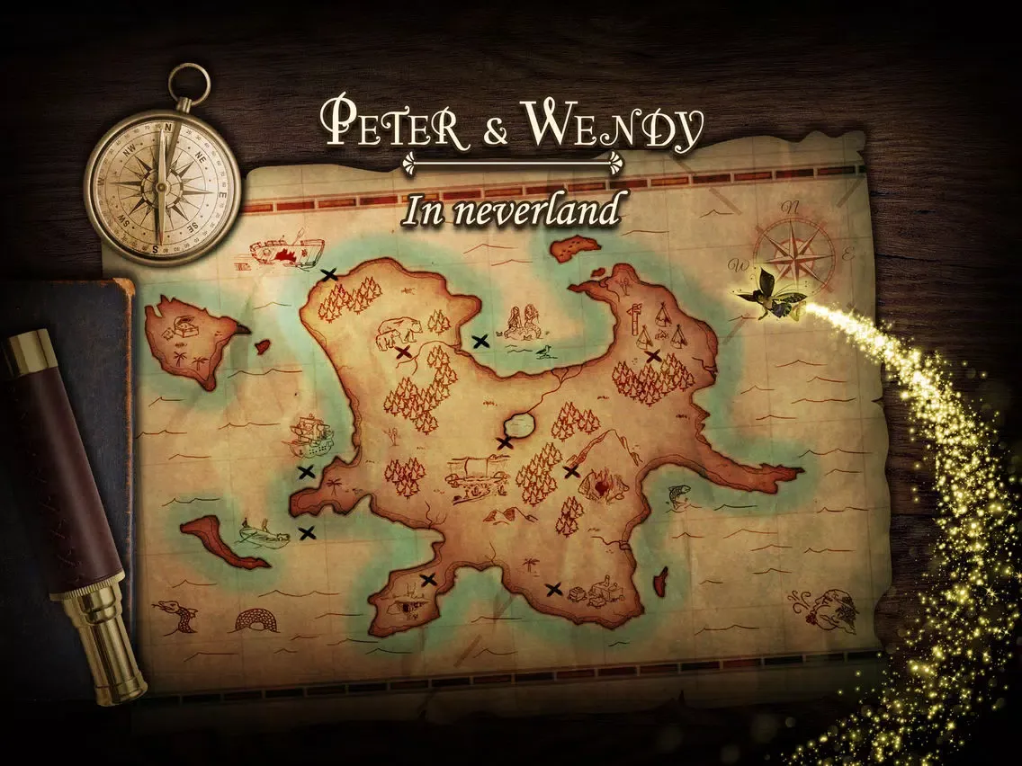 Hidden Object: Peter & Wendy in Neverland (FULL) iPad 應用截圖