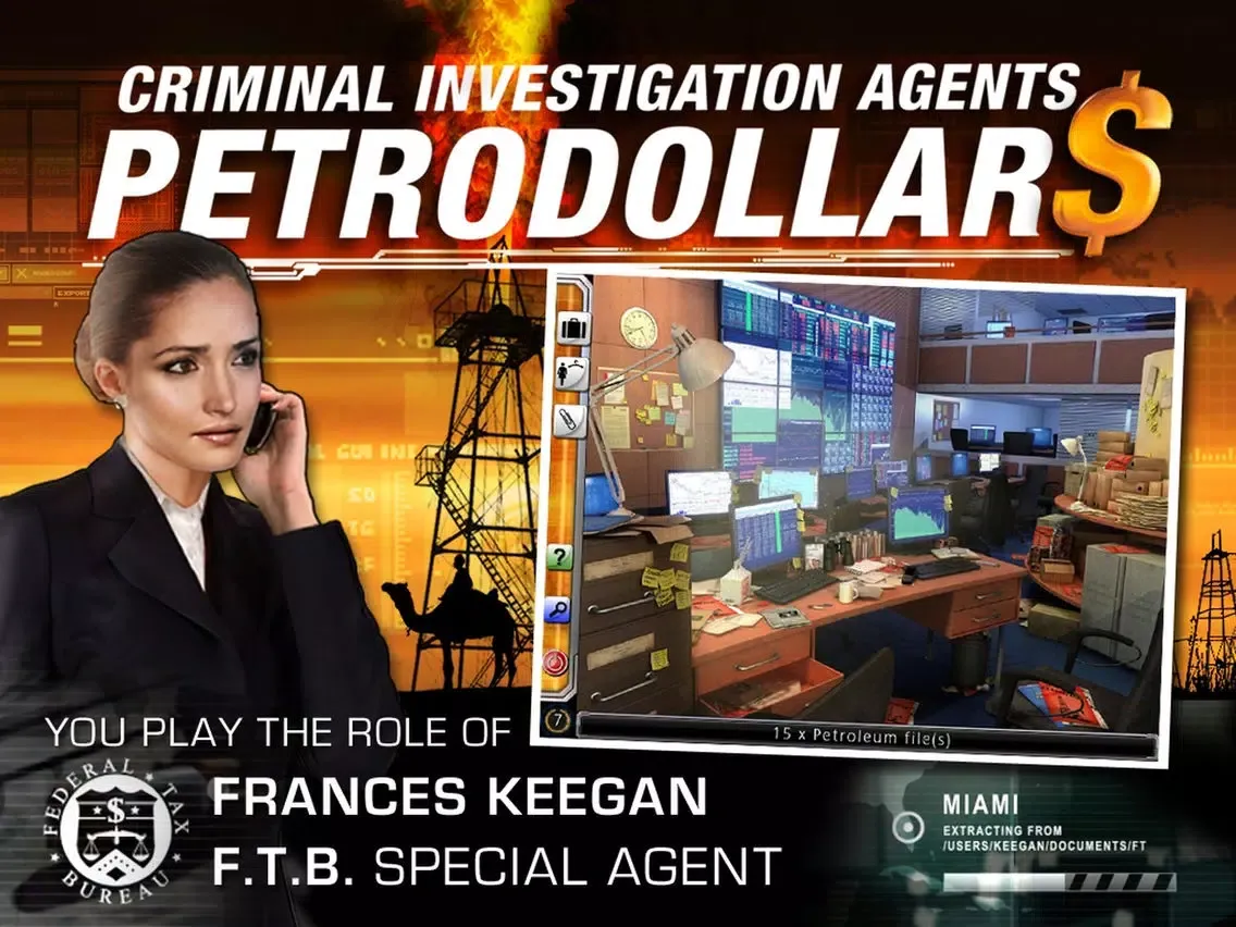 Criminal Investigation Agents - Petrodollars (Full) - A Hidden Object Adventure iPad  Screenshots