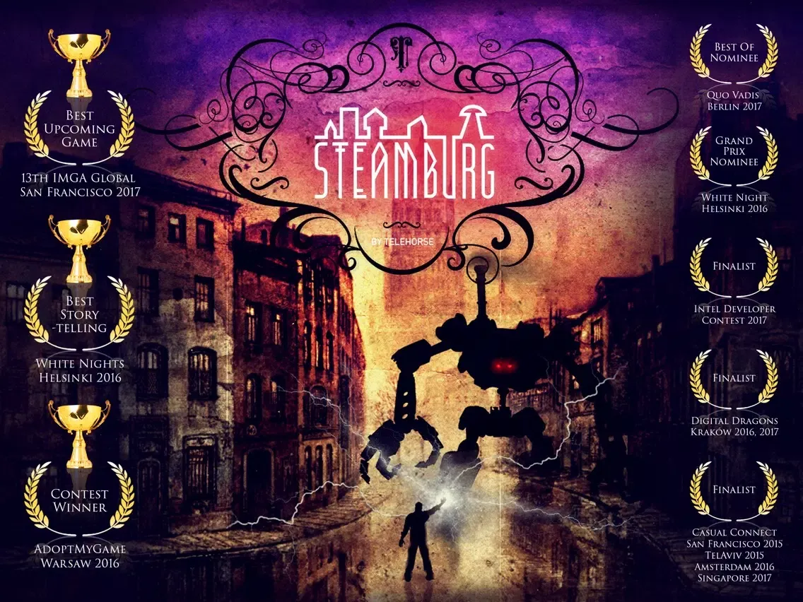 Tangkapan layar Steamburg iPad 