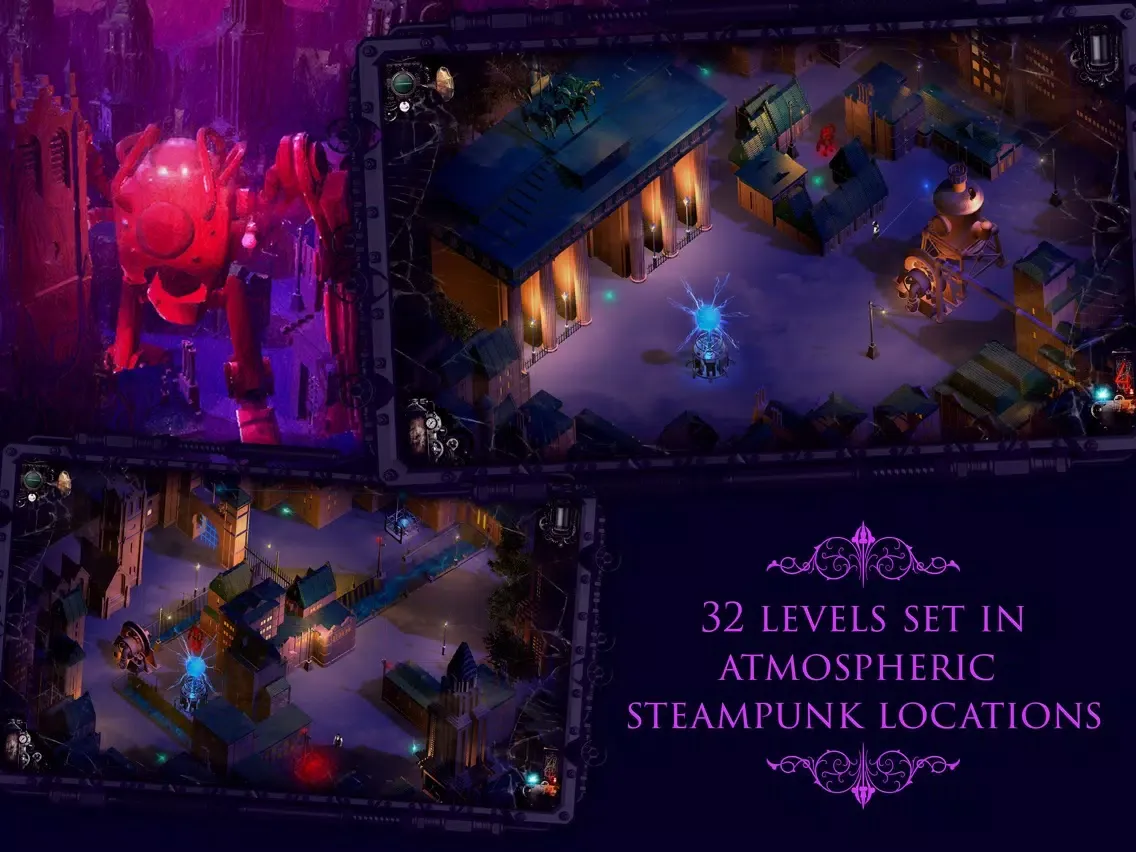 Tangkapan layar Steamburg iPad 