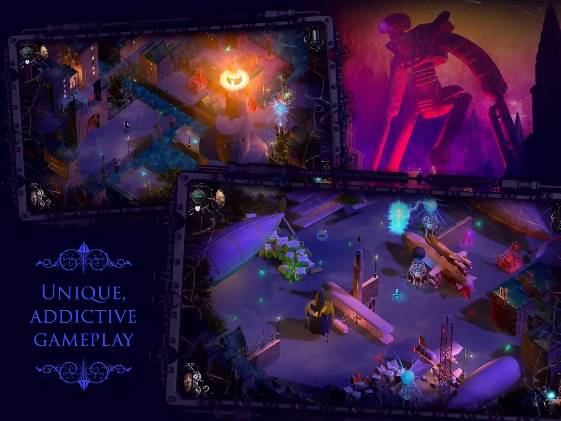 Tangkapan layar Steamburg iPad 