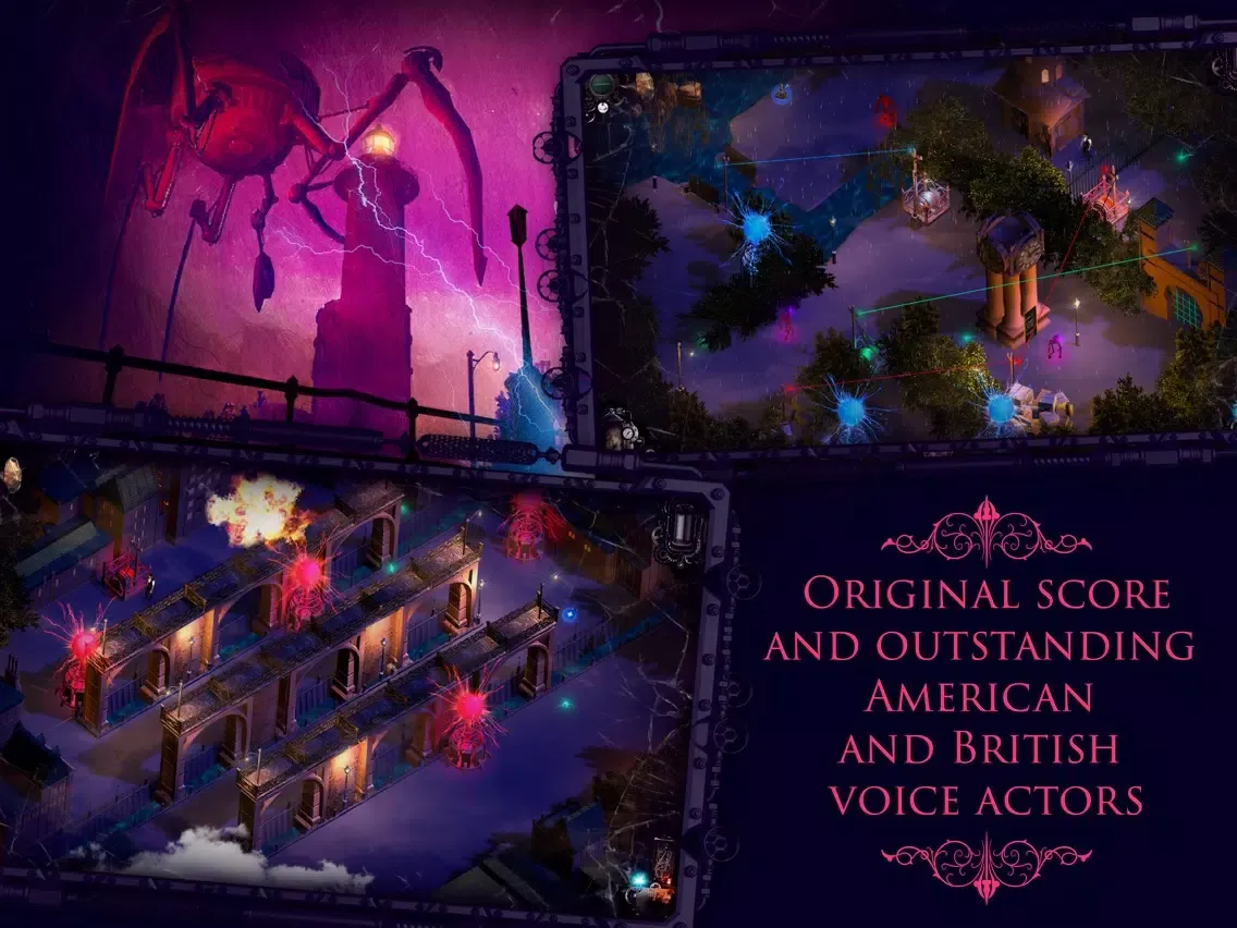 Tangkapan layar Steamburg iPad 