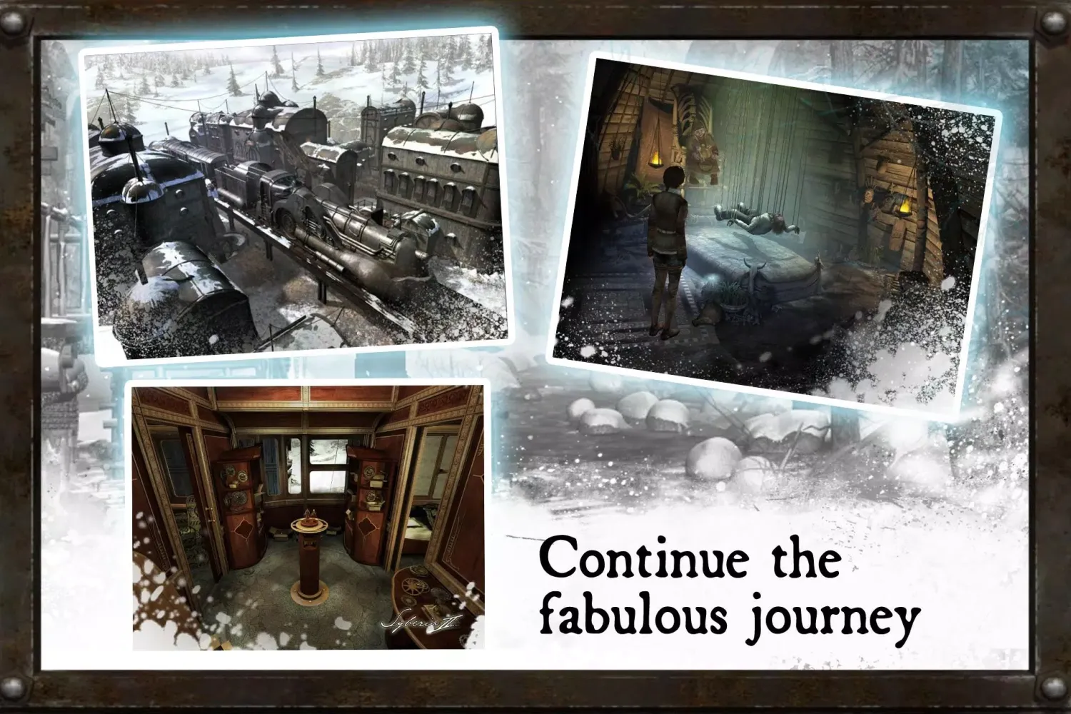Capturas de tela do Syberia 2