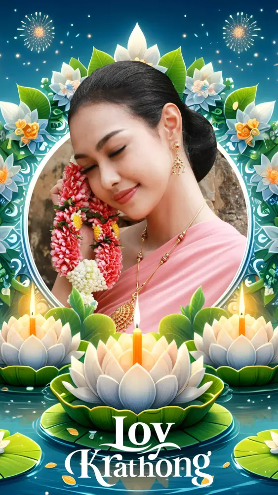صور แต่งรูปวันลอยกระทง