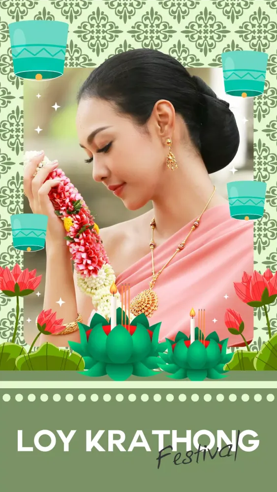 صور แต่งรูปวันลอยกระทง