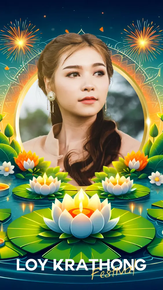 صور แต่งรูปวันลอยกระทง