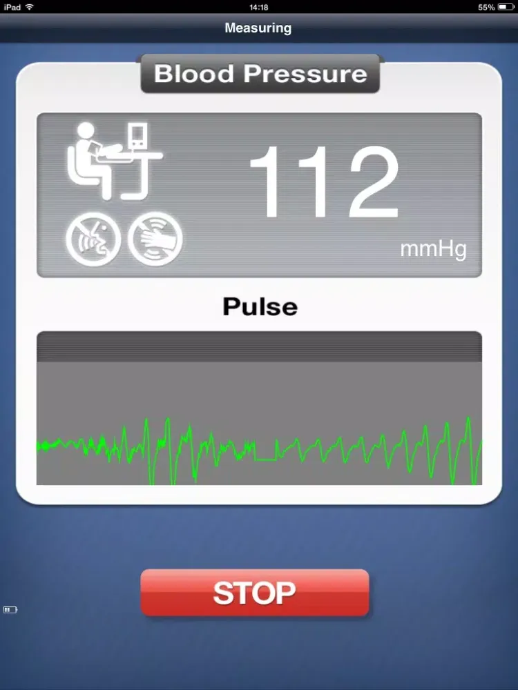 Tangkapan layar Cardio+ iPad 