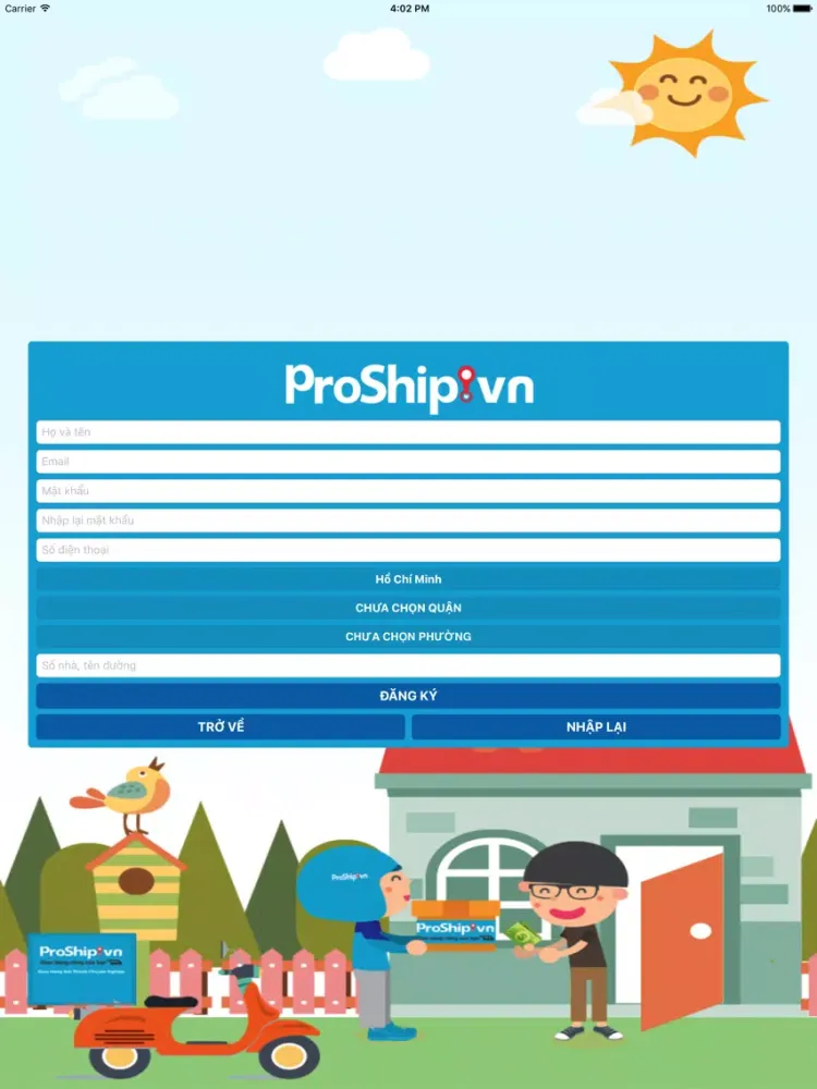 Giao hàng nhanh ProShip iPad  Ekran Görüntüleri