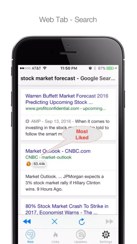 Searchly - Search Smartly with Social Insights Screenshots