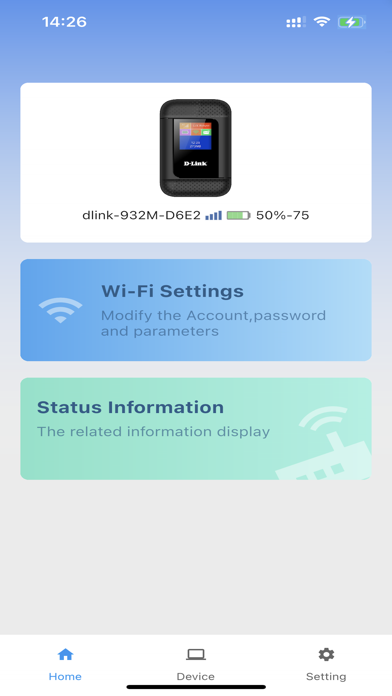 D-Link Mi-Fi connect应用截图