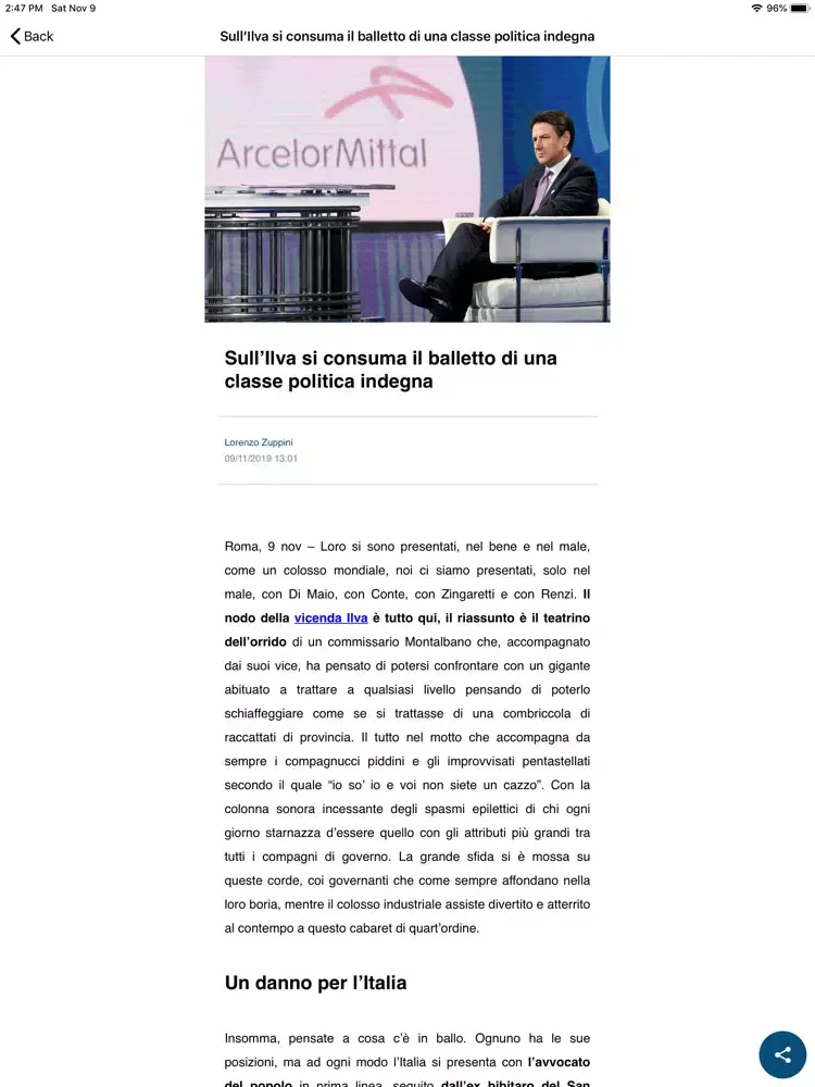 Il Primato Nazionale iPad  Ekran Görüntüleri