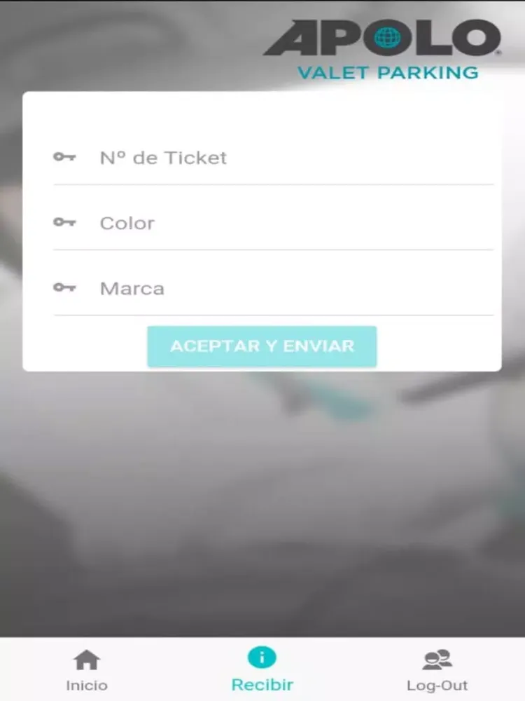 Apolo Valet Parking iPad  스크린샷