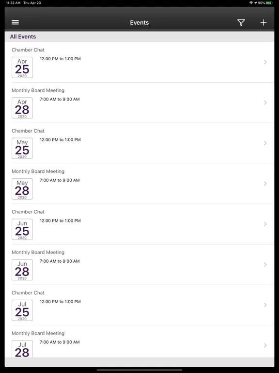 Zrzuty ekranu ChamberMaster iPad 