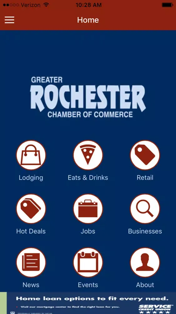 Tangkapan skrin Greater Rochester Chamber NH