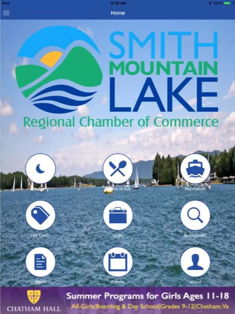Capturas de pantalla de Smith Mountain Lake Chamber iPad 