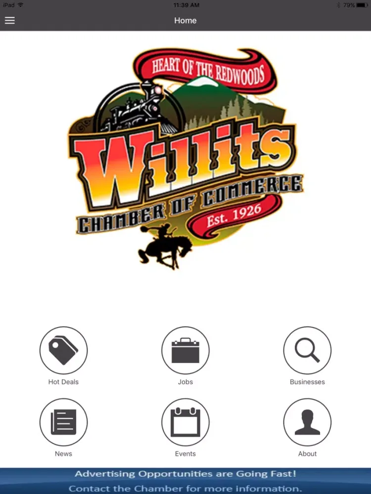 Willits Chamber of Commerce iPad  스크린샷