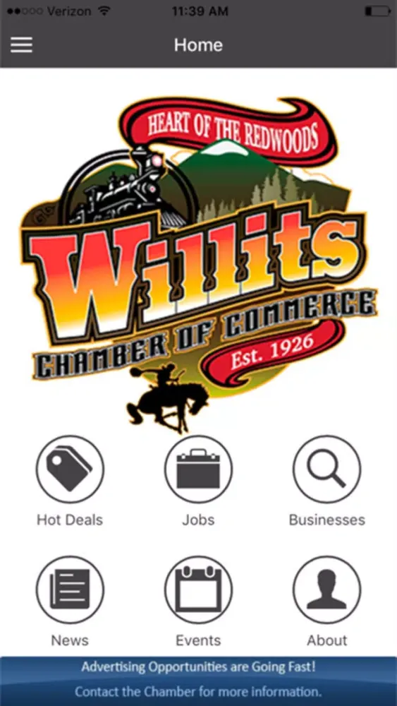 Willits Chamber of Commerce 스크린샷