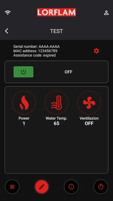 Screenshot di Lorflam Home