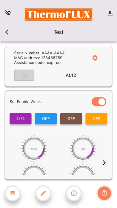 Thermoflux 스크린샷