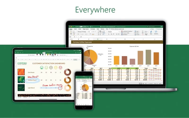 Скриншоты Microsoft Excel