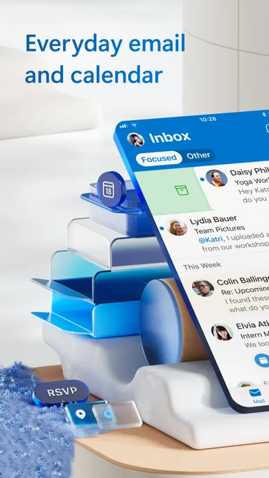 ภาพหน้าจอของ Microsoft Outlook