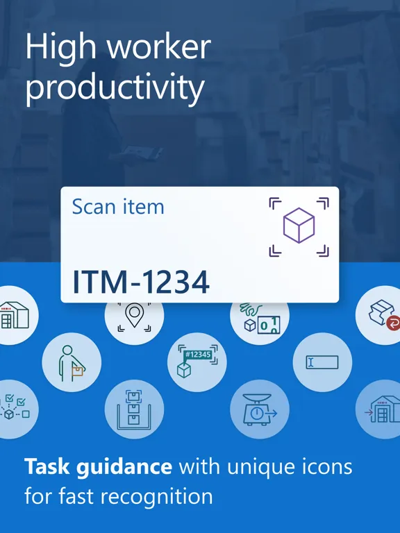 Microsoft Warehouse Management iPad  스크린샷
