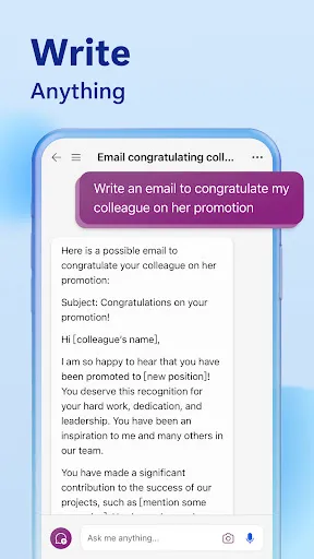 Bing: Chat with AI & GPT-4 Screenshots