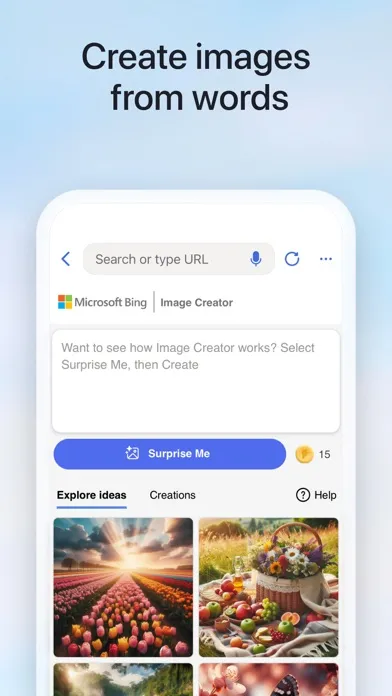 Microsoft Bing Search স্ক্রিনশট
