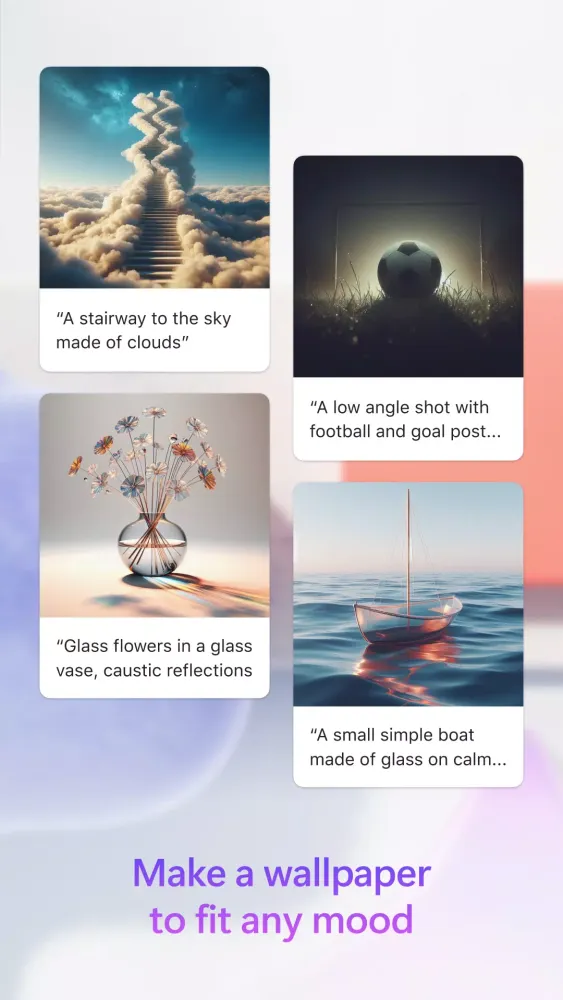 Captures d'écran de Microsoft Designer