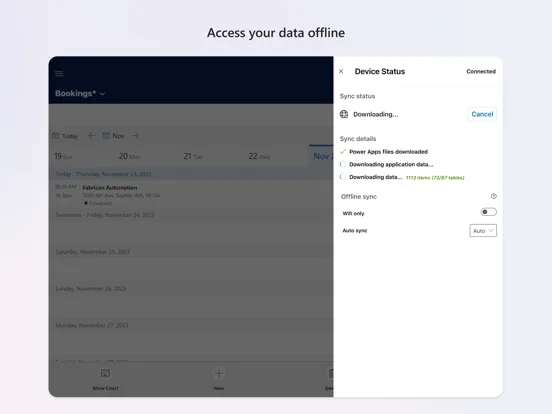 Dynamics 365 Field Service iPad  Screenshots