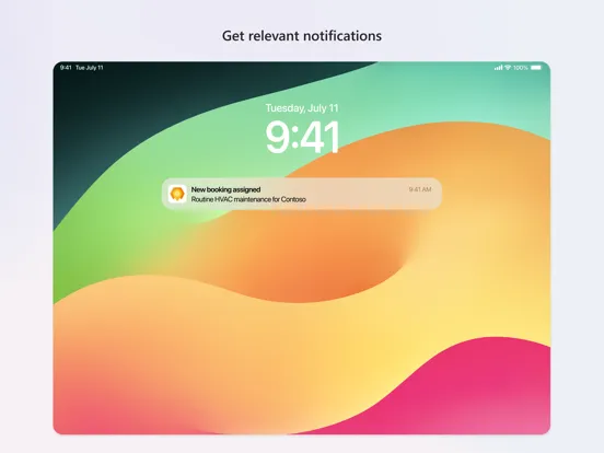 Dynamics 365 Field Service iPad  Screenshots