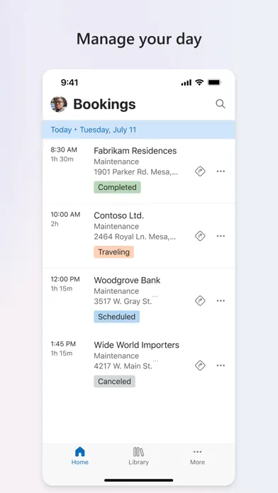 Dynamics 365 Field Service Screenshots
