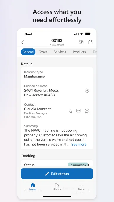 Dynamics 365 Field Service Screenshots
