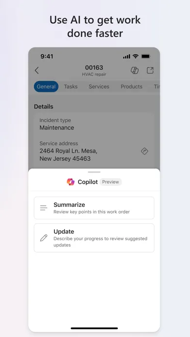 Dynamics 365 Field Service Screenshots