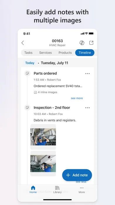 Dynamics 365 Field Service Screenshots