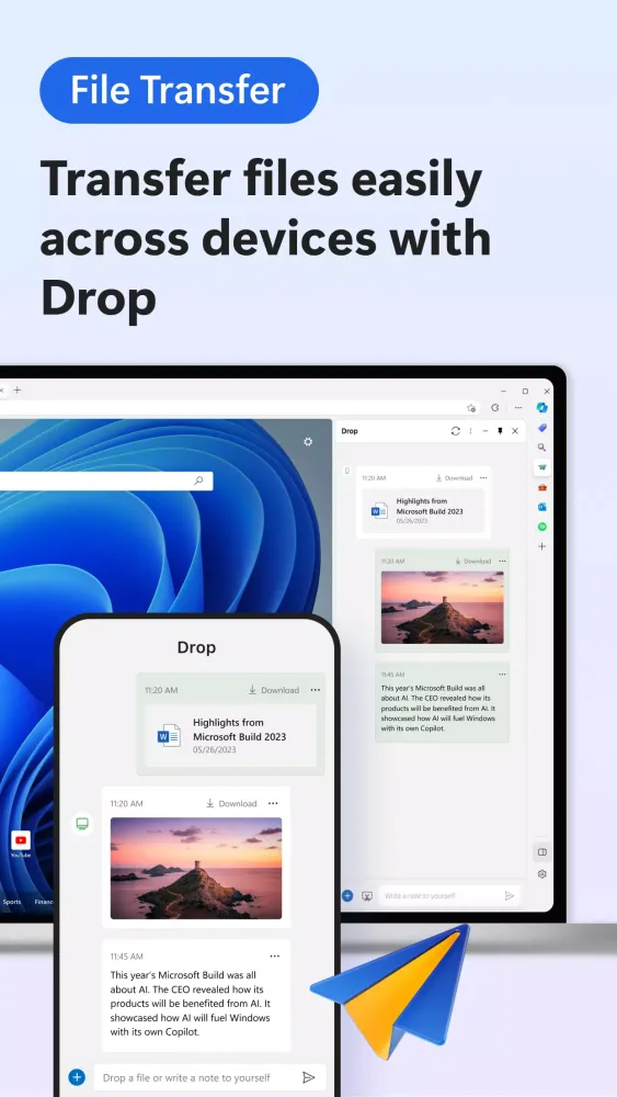 Capturas de tela do Microsoft Edge Dev