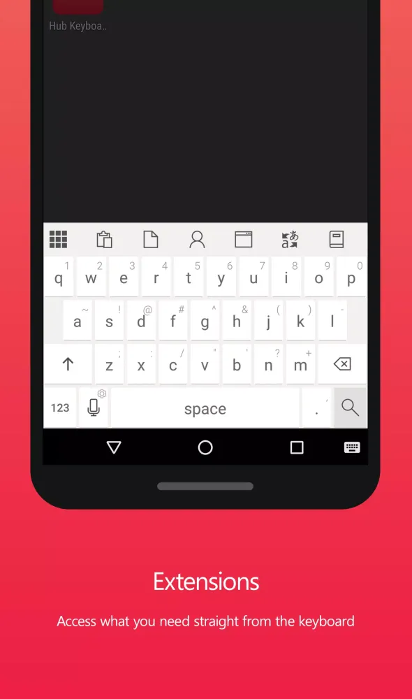 Hub Keyboard Screenshots